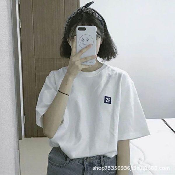 os9d1 2019 new version summer short sleeve loose and versatile women's korean white of t-shirt student t-shirt women's wear lekke
os9d1 2019 new version summer short sleeve loose and versatile women's korean white of t-shirt student t-shirt women's wear lekke