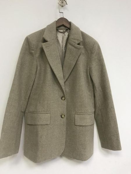women's suits & blazers women woolen blazer coat 2021 simple office wear jacket single-breasted outwear with pockets, White;black
women's suits & blazers women woolen blazer coat 2021 simple office wear jacket single-breasted outwear with pockets, White;black