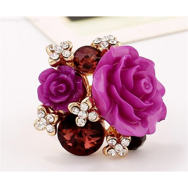 rose rhinestone new flower adjustable fashion crystal resin ring random mix color, Silver
rose rhinestone new flower adjustable fashion crystal resin ring random mix color, Silver