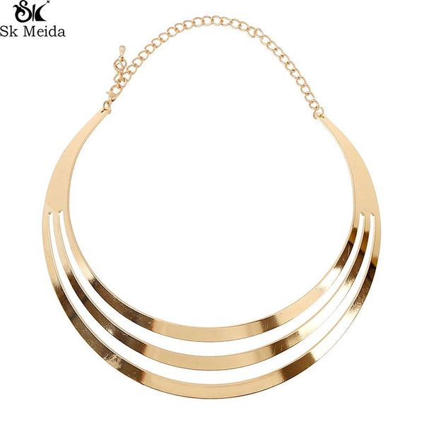punk wind metal collar women exaggerated metal choker necklace clavicle necklace golden & silver color hg-65
punk wind metal collar women exaggerated metal choker necklace clavicle necklace golden & silver color hg-65