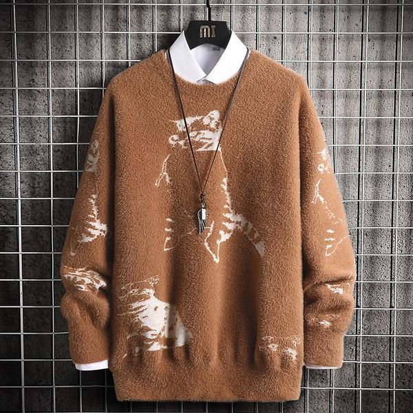 men's sweaters mens oversized knitted sweater winter man cat printing pullover jumper hip hop harajuku korean, White;black
men's sweaters mens oversized knitted sweater winter man cat printing pullover jumper hip hop harajuku korean, White;black