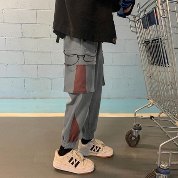 man drawstring tooling trousers fashion trend casual multiple pockets sport pants designer male autumn new running loose sweatpant pants, Black
man drawstring tooling trousers fashion trend casual multiple pockets sport pants designer male autumn new running loose sweatpant pants, Black