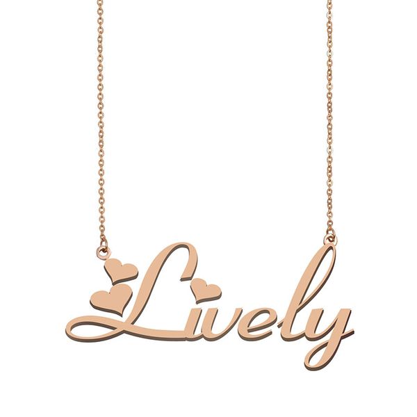 lively name necklaces pendant custom personalized for women girls children friends mothers gifts 18k gold plated stainless steel, Silver
lively name necklaces pendant custom personalized for women girls children friends mothers gifts 18k gold plated stainless steel, Silver