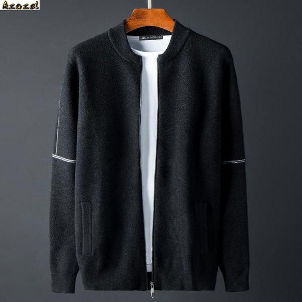 azazel black stand collar sweater men luxury knitted solid color sweater male spring autumn slim fit sweaters man plus size 4xl, White;black
azazel black stand collar sweater men luxury knitted solid color sweater male spring autumn slim fit sweaters man plus size 4xl, White;black