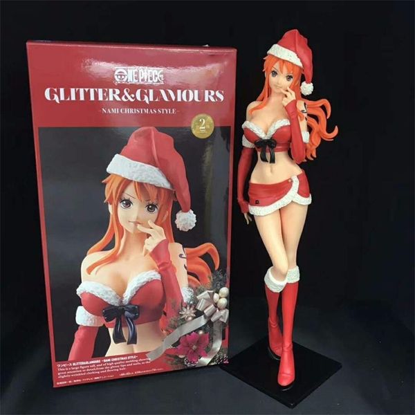 26cm one piece nami christmas costumes girl figurine pvc figure collectible model toys doll for gift y200421
26cm one piece nami christmas costumes girl figurine pvc figure collectible model toys doll for gift y200421