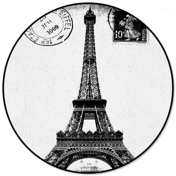 carpets retro stamps paris tower black white print round for kids room big area rug floor mat bedroom living home decor1
carpets retro stamps paris tower black white print round for kids room big area rug floor mat bedroom living home decor1