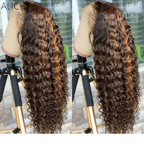 alice highlight curly t-part lace front human hair wigs 150% density scalp closure wigs with baby hair non-remy, Black;brown
alice highlight curly t-part lace front human hair wigs 150% density scalp closure wigs with baby hair non-remy, Black;brown