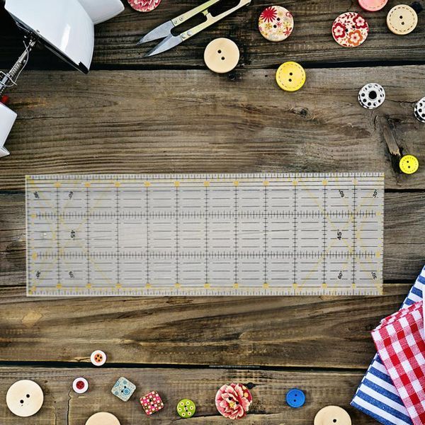 sewing patchwork ruler transparent set tailor diy cutting tool stationery gifts for quickly measuring accessories1, Black
sewing patchwork ruler transparent set tailor diy cutting tool stationery gifts for quickly measuring accessories1, Black