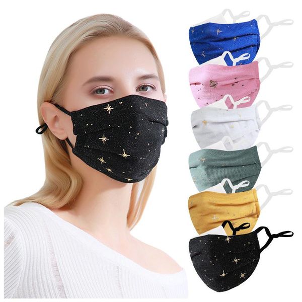 2021 new 1pc women mask transparent masquerade protective washable adjustable face star stamping mask outdoor cycling riding, Black
2021 new 1pc women mask transparent masquerade protective washable adjustable face star stamping mask outdoor cycling riding, Black