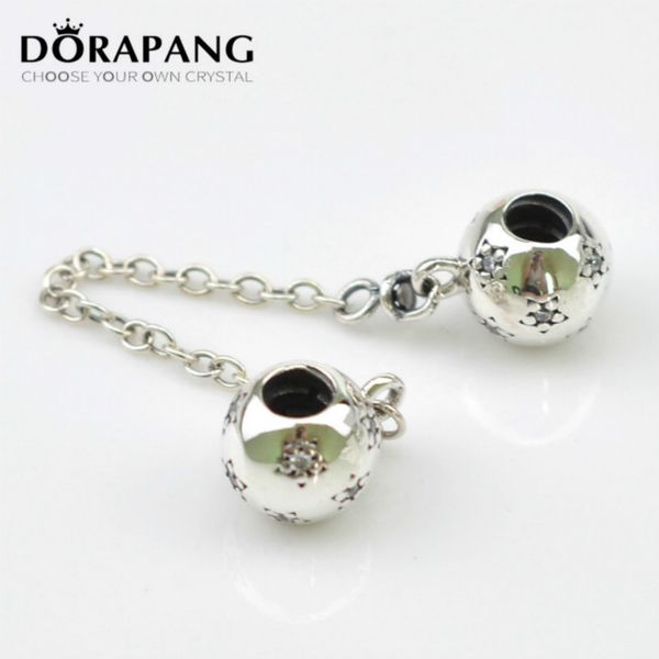 2021 new 925 sterling silver star diamond safety chain charm bead with clear cz fits european jewelry bracelet bangle 5007, Black
2021 new 925 sterling silver star diamond safety chain charm bead with clear cz fits european jewelry bracelet bangle 5007, Black