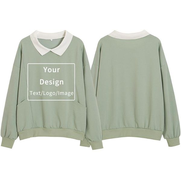 women cotton cute turn-down collar long sleeve sweatshirts vintage pink loose custom hoodies logo text p printed pocket coat, Black
women cotton cute turn-down collar long sleeve sweatshirts vintage pink loose custom hoodies logo text p printed pocket coat, Black