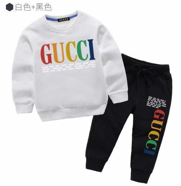 designer baby autumn children's clothes set kids brand boy girl long sleeve hoodie + pants 2 pcs suits fashion tracksuit outfits, White
designer baby autumn children's clothes set kids brand boy girl long sleeve hoodie + pants 2 pcs suits fashion tracksuit outfits, White