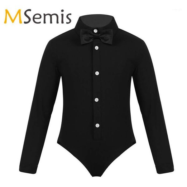 kids boys latin dance costumes one-piece latin leotard bodysuit long sleeves lapel bowtie romper shirt modern dance wear1, Black;red
kids boys latin dance costumes one-piece latin leotard bodysuit long sleeves lapel bowtie romper shirt modern dance wear1, Black;red