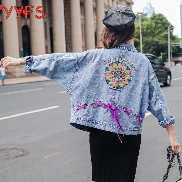 denim jacket women 2020 spring autumn casual female jean jacket coat vintage applique ribbon streetwear coats chaqueta1, Black;brown
denim jacket women 2020 spring autumn casual female jean jacket coat vintage applique ribbon streetwear coats chaqueta1, Black;brown
