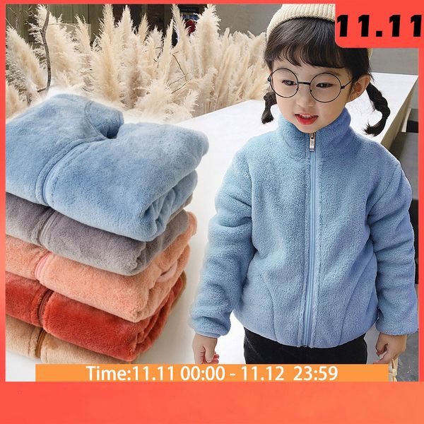 2020 осень зима девушки плюшевые пальто дети мягкие водолазка outwear keep warm детская ватки молнии куртки для девочек новые, Blue;gray
2020 осень зима девушки плюшевые пальто дети мягкие водолазка outwear keep warm детская ватки молнии куртки для девочек новые, Blue;gray