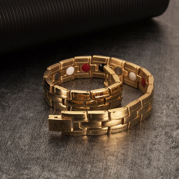 steel magnetic bracelet men gold-color health energy germanium male bracelet stainless steel chain link bracelets for men 0930, Black
steel magnetic bracelet men gold-color health energy germanium male bracelet stainless steel chain link bracelets for men 0930, Black