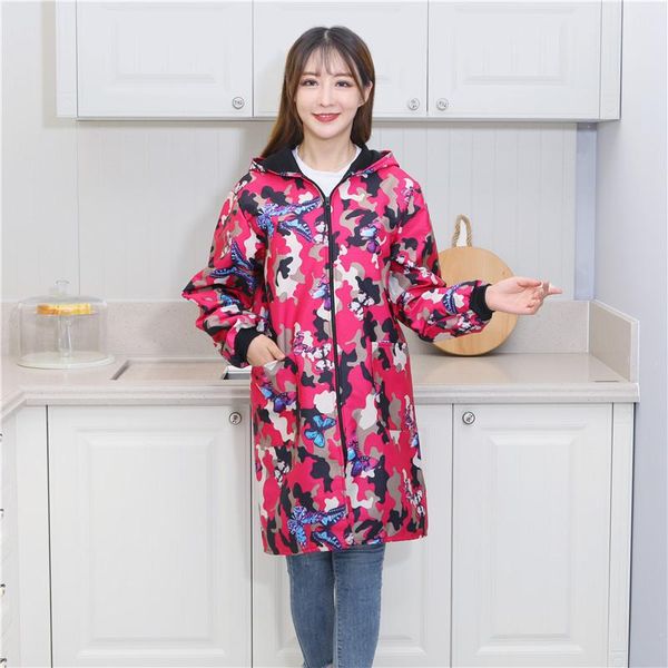 plus velvet thick gown women's kitchen waterproof oil-resistant fashion long-sleeved jacket winter men's apron
plus velvet thick gown women's kitchen waterproof oil-resistant fashion long-sleeved jacket winter men's apron