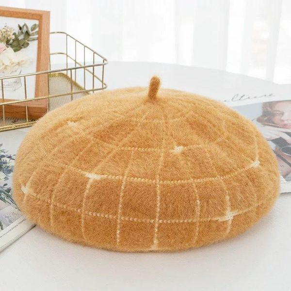 new style women winter hat knitted wool angora beret classic patchwork of mink flower decoration cap double warm hat, Blue;gray
new style women winter hat knitted wool angora beret classic patchwork of mink flower decoration cap double warm hat, Blue;gray