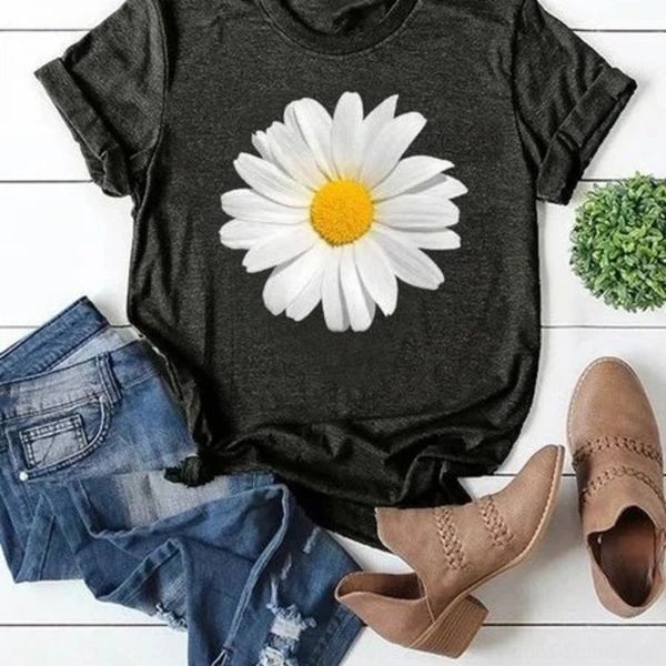 nxpuj 2020 new sleeve daisy print short cartoon 2020 new cartoon daisy t-shirt bagot t-shirt short sleeve print, White
nxpuj 2020 new sleeve daisy print short cartoon 2020 new cartoon daisy t-shirt bagot t-shirt short sleeve print, White