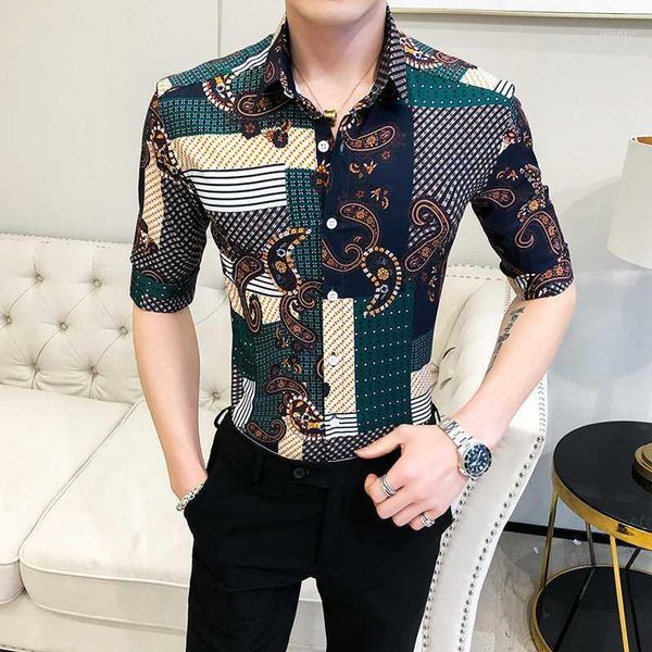 summer men floral shirt fashion 2020 streetwear half sleeve mens casual shirts slim fit all match party/prom tuxedo dress 3xl-m1, White;black
summer men floral shirt fashion 2020 streetwear half sleeve mens casual shirts slim fit all match party/prom tuxedo dress 3xl-m1, White;black
