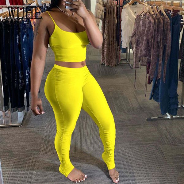 wuhe two piece set женщины tracksuit sexy спагетти ремень ruched crop top и sweatpants bodycon rompers штабелях леггинсы набор x0923, Gray
wuhe two piece set женщины tracksuit sexy спагетти ремень ruched crop top и sweatpants bodycon rompers штабелях леггинсы набор x0923, Gray