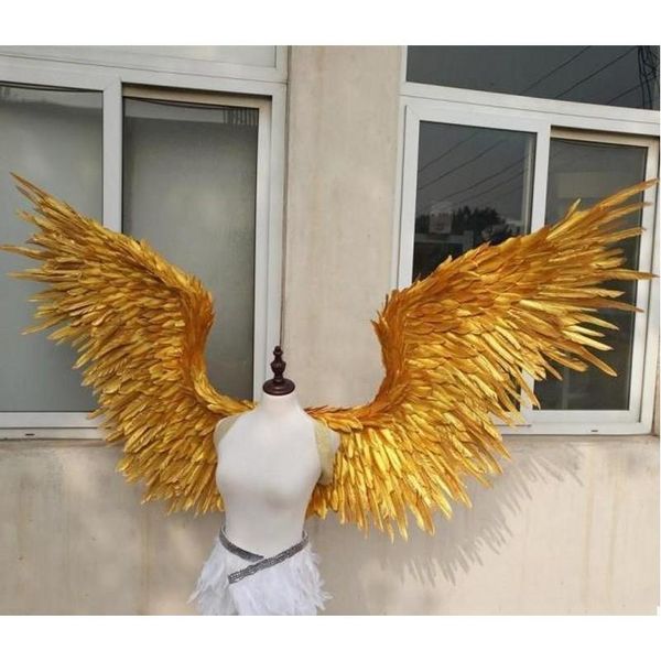 newcostumed beautiful gold angel feather wings 185cm fairy wings for dance pgraphy display party wedding decorations
newcostumed beautiful gold angel feather wings 185cm fairy wings for dance pgraphy display party wedding decorations