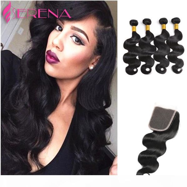 7a grade 5pcs brazilian hair bundles with 1pc closure full head serena factory human hair weave peruvian hair extensions weave, Black;brown
7a grade 5pcs brazilian hair bundles with 1pc closure full head serena factory human hair weave peruvian hair extensions weave, Black;brown
