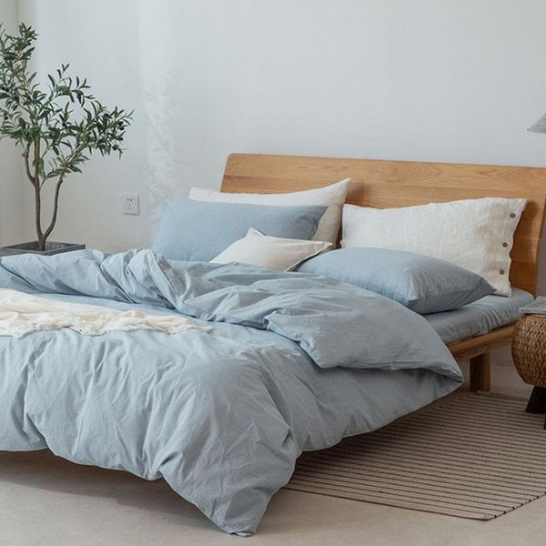 bedding sets beding cotton washed solid color 3/4 pcs home bed quilt cover sheet pillowcase set
bedding sets beding cotton washed solid color 3/4 pcs home bed quilt cover sheet pillowcase set
