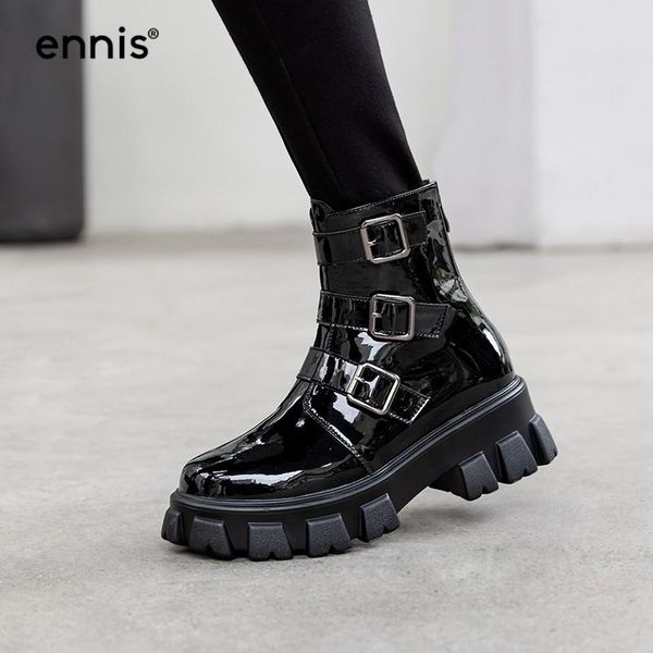 ennis black platform ankle boots women patent leather boots buckle punk shoes thick sole autumn winter new a9373
ennis black platform ankle boots women patent leather boots buckle punk shoes thick sole autumn winter new a9373
