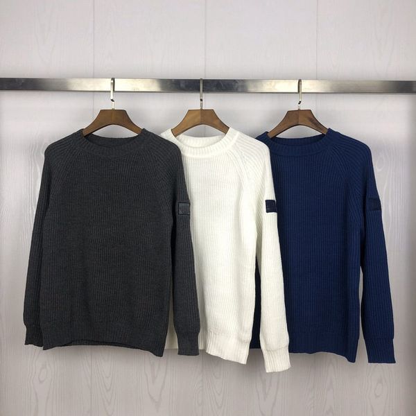 2020 knitted round neck thick striped sweater men's casual sweater all-match for autumn and winter warmth pure color simple size -2xl, White;black
2020 knitted round neck thick striped sweater men's casual sweater all-match for autumn and winter warmth pure color simple size -2xl, White;black