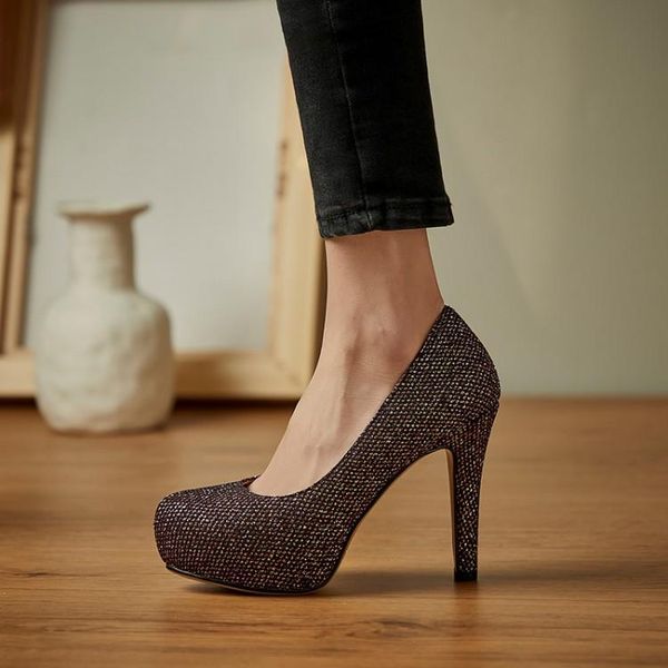 sandals european and american nightclub waterproof platform single shoes summer super high heels 11cm slim heel sequin gold wed, Black
sandals european and american nightclub waterproof platform single shoes summer super high heels 11cm slim heel sequin gold wed, Black