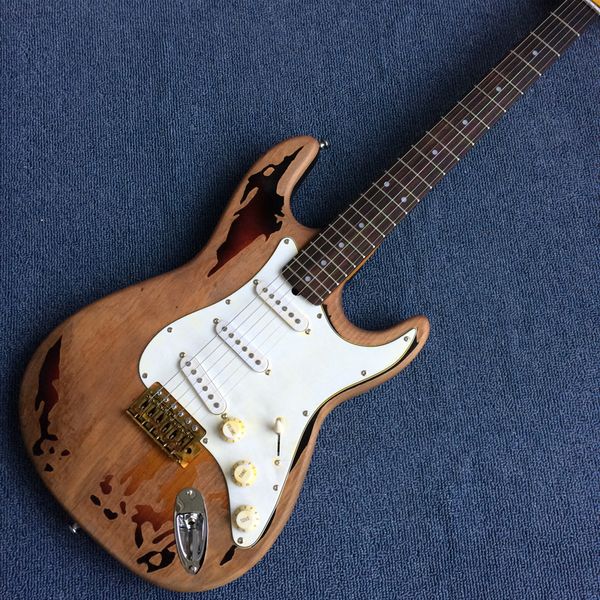 handwork st black masterbuilt heavy relic electric guitar aged gold hardware, nitrolacquer paint171109
handwork st black masterbuilt heavy relic electric guitar aged gold hardware, nitrolacquer paint171109