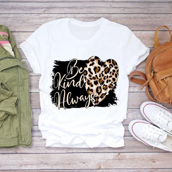 women leopard letter casual printing 90s fashion ladies print lady t-shirts womens graphic t shirt female tee t-shirt, White
women leopard letter casual printing 90s fashion ladies print lady t-shirts womens graphic t shirt female tee t-shirt, White