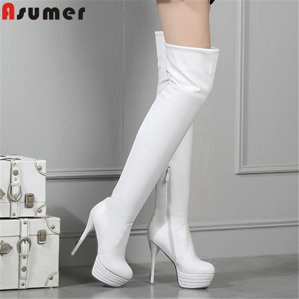 asumer over the knee boots women autumn winter boots platform zip stilettos high heels ladies stretch thigh high boots t200715, Black
asumer over the knee boots women autumn winter boots platform zip stilettos high heels ladies stretch thigh high boots t200715, Black
