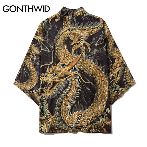 men's kimono japanese dragon printed kimono cardigan shirts jackets streetwear hip hop casual open front coats, Black;brown
men's kimono japanese dragon printed kimono cardigan shirts jackets streetwear hip hop casual open front coats, Black;brown