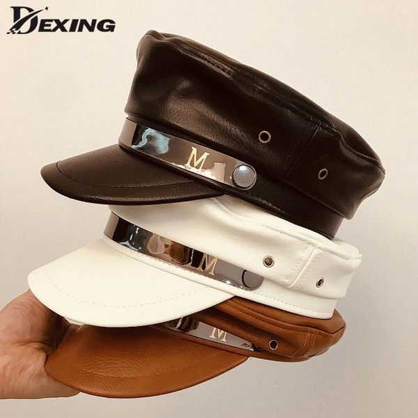 wide brim hats 2021 vintage sboy cap women pu letter fashion baker boy caps british classic female gatsby flat army, Blue;gray
wide brim hats 2021 vintage sboy cap women pu letter fashion baker boy caps british classic female gatsby flat army, Blue;gray