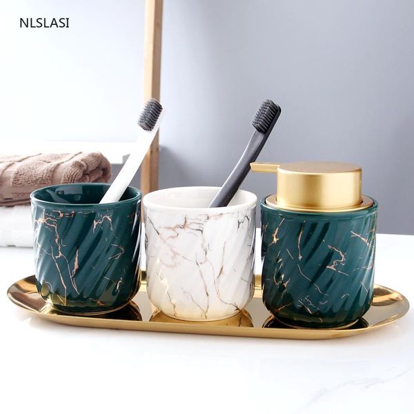 bath accessory set marble stripes home ceramic toiletries bathroom decoration porcelain cup lotion bottle metal tray accessories
bath accessory set marble stripes home ceramic toiletries bathroom decoration porcelain cup lotion bottle metal tray accessories
