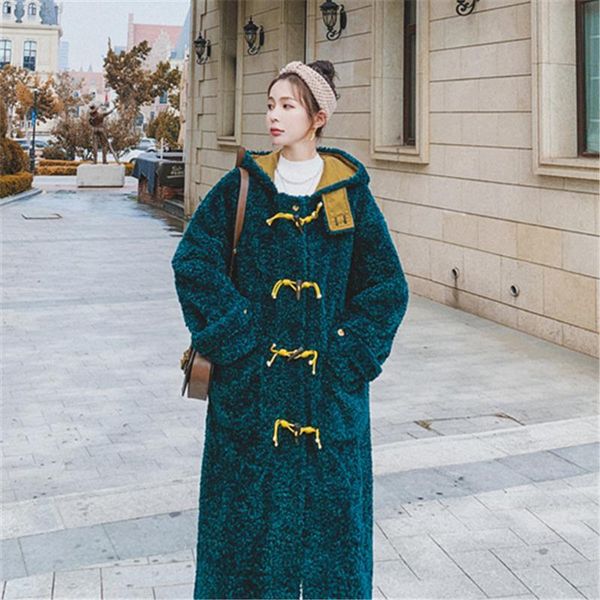 2020 new winter coat women casual faux fur long outerwear ladies warm thick hooded collar solid teddy jacket female y414, Black
2020 new winter coat women casual faux fur long outerwear ladies warm thick hooded collar solid teddy jacket female y414, Black