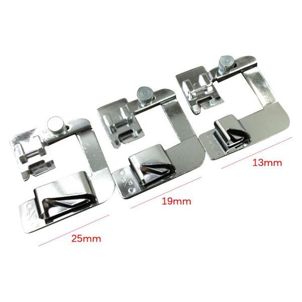 3sizes domestic sewing machine foot presser rolled hem feet set for brother singer sewing accessories, Black
3sizes domestic sewing machine foot presser rolled hem feet set for brother singer sewing accessories, Black