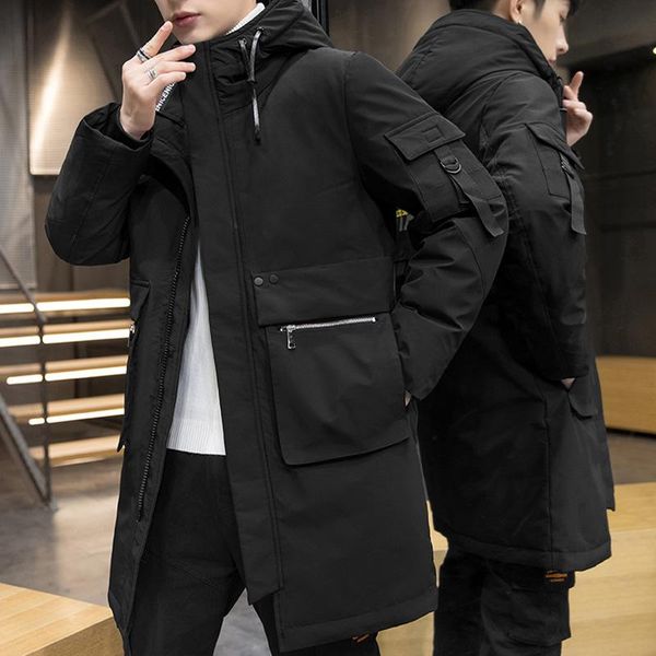 the new 2020 men down jacket han edition of long hooded upset down cotton-padded clothes loose eiderdown outerwear, Black
the new 2020 men down jacket han edition of long hooded upset down cotton-padded clothes loose eiderdown outerwear, Black