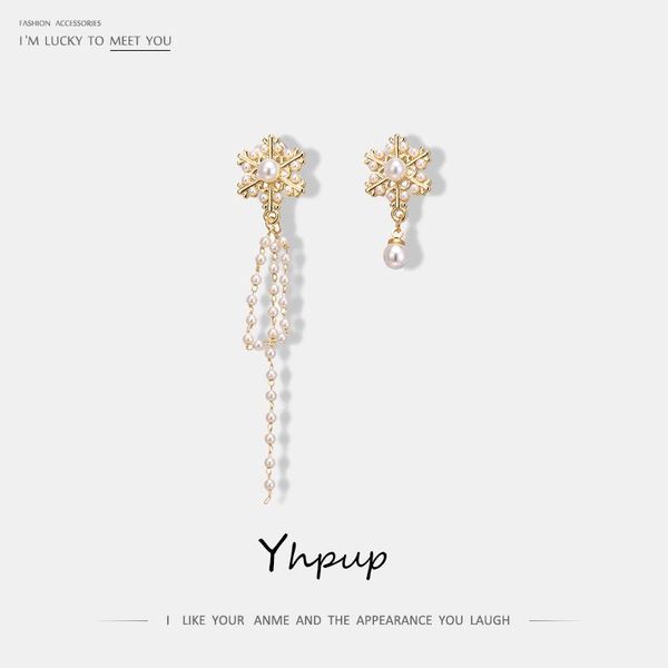 dangle & chandelier yhpup trendy korean imitation pearls earrings asymmetry copper flower tassel for brinde female party jewelry, Silver
dangle & chandelier yhpup trendy korean imitation pearls earrings asymmetry copper flower tassel for brinde female party jewelry, Silver