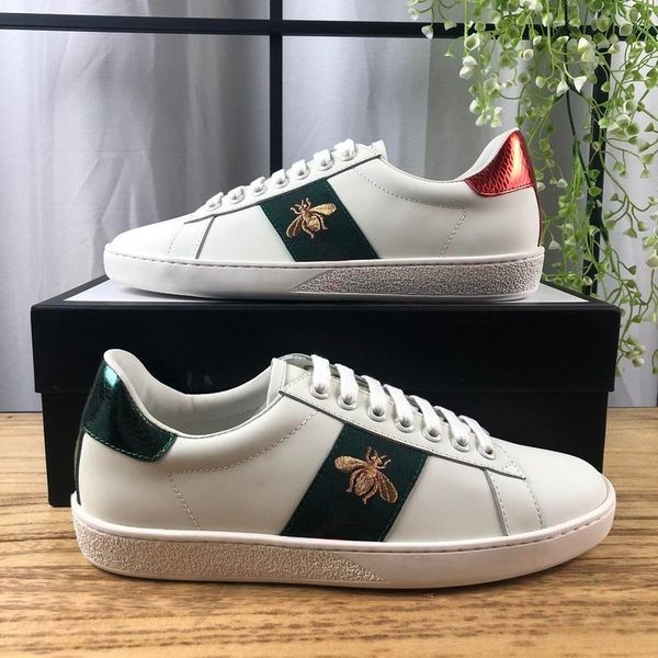 men women sneaker casual shoes chaussures low leather sneakers ace bee stripes shoe walking sports trainers scarpe, Black
men women sneaker casual shoes chaussures low leather sneakers ace bee stripes shoe walking sports trainers scarpe, Black