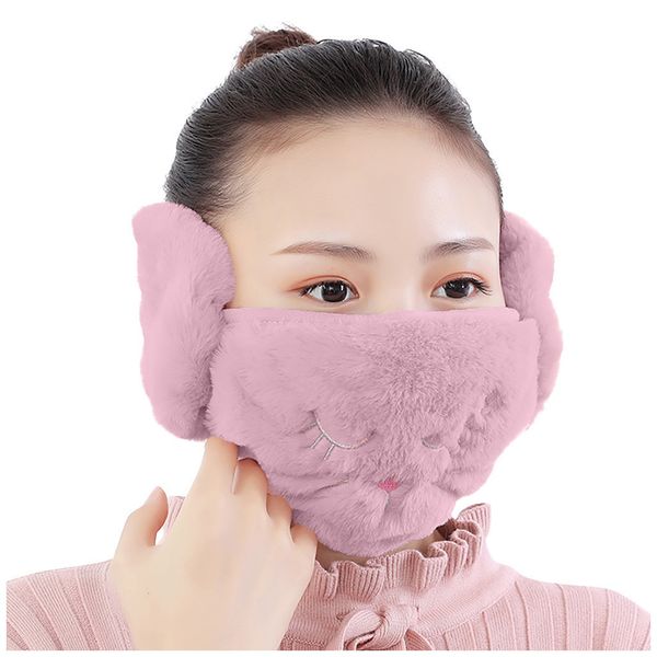 2 in 1 warm earmuffs cartoon women cat autumn winter thicken plush outdoor windproof dustproof mask #50g
2 in 1 warm earmuffs cartoon women cat autumn winter thicken plush outdoor windproof dustproof mask #50g