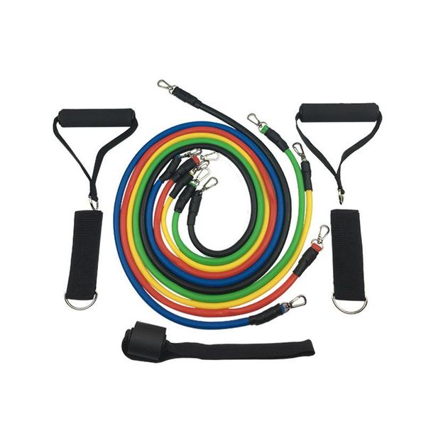 11piece set of tensiondevicefat burningone-word hook muscle training fitness equipment kit with storage bagand resistance band
11piece set of tensiondevicefat burningone-word hook muscle training fitness equipment kit with storage bagand resistance band