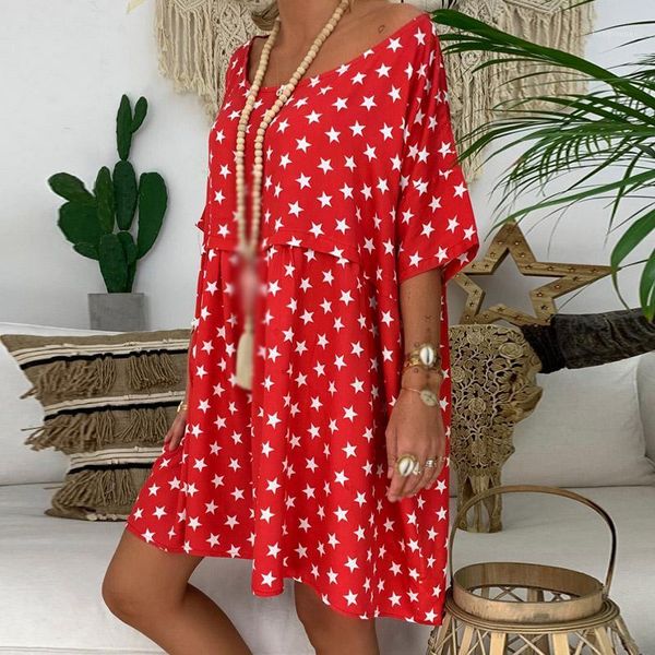 women dress ladies holiday boat neck cocktail party half sleeve beach loose plus size1, Black;gray
women dress ladies holiday boat neck cocktail party half sleeve beach loose plus size1, Black;gray
