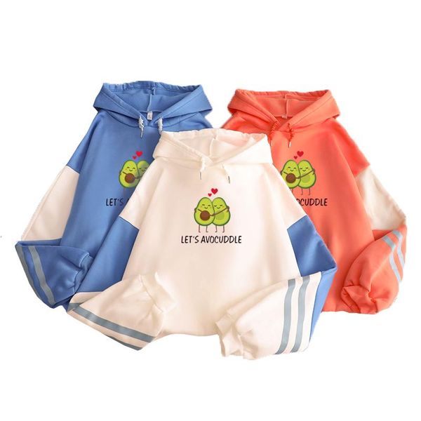 kpop couple hoodie loose women hoodies harajuku contrast color sweatshirt female let_s avocuddle cute vegetarian avocado, Black
kpop couple hoodie loose women hoodies harajuku contrast color sweatshirt female let_s avocuddle cute vegetarian avocado, Black