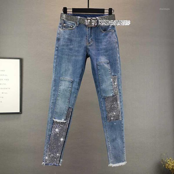 plus size jeans women spring new style drilling slim fit elasticity skinny pencil pants girls ladies denim jean jeans pants1, Blue
plus size jeans women spring new style drilling slim fit elasticity skinny pencil pants girls ladies denim jean jeans pants1, Blue