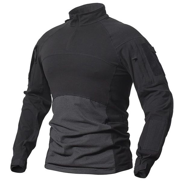 men tactical combat shirts outdoor camping cotton uniform camouflage multicam us army clothes camo long sleeve shirt, Gray;blue
men tactical combat shirts outdoor camping cotton uniform camouflage multicam us army clothes camo long sleeve shirt, Gray;blue