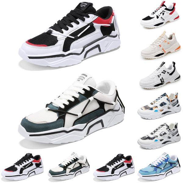 

2020 men women running shoes athletic blue white outdoor breathable mens womens trainers sports sneakers runners size 36-44, White;red