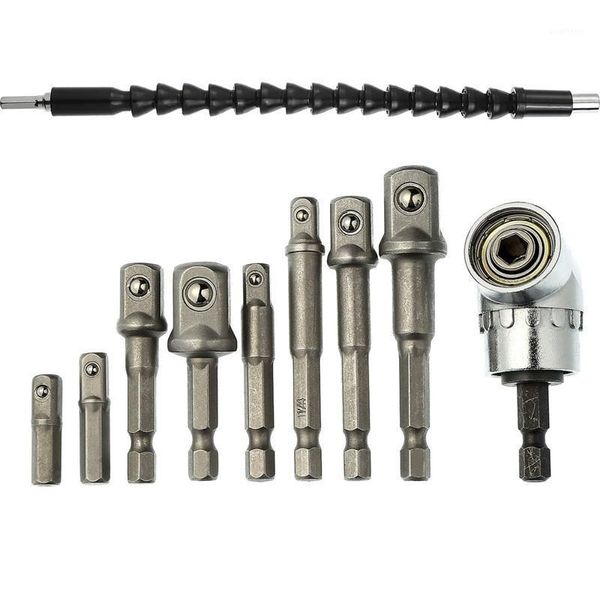 new-8 pieces socket adapter impact hex shank drill nut driver power bits extension bar set 12 inch with 1 right angle drill 1/ 41
new-8 pieces socket adapter impact hex shank drill nut driver power bits extension bar set 12 inch with 1 right angle drill 1/ 41